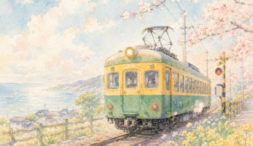 【わたしの夢日記①】かぼちゃ電車と海の大火事｜和装姿で走り続けた不思議な夢の記録